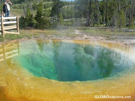 Postcard Hot pool