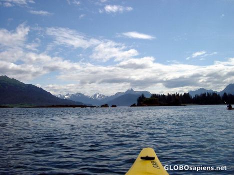 Postcard Cook Inlet near Homer