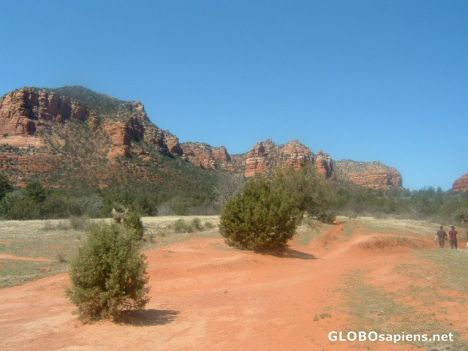 Postcard Sedona Mountains