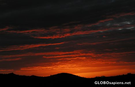 Postcard Sunset at PHX, AZ