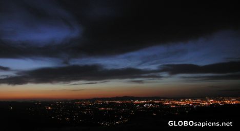 Postcard Phoenix at night