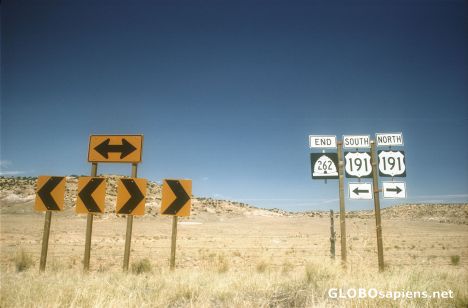 Postcard Which direction?
