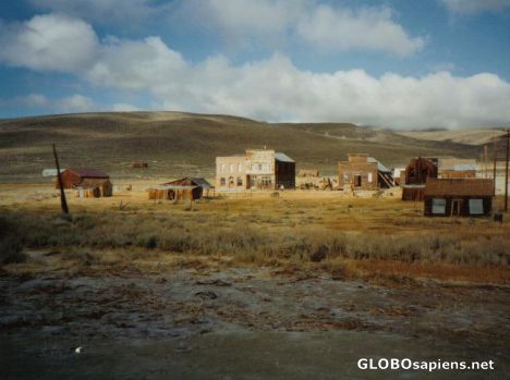 Postcard Bodie - A genuine ghost town