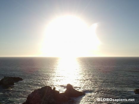 Postcard Sun going down.........