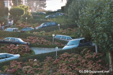 Postcard LOMBARD STREET