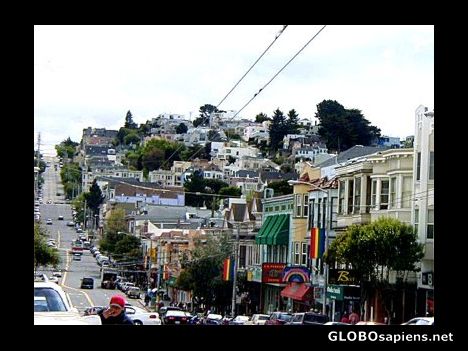 Postcard Castro and Noe Valley
