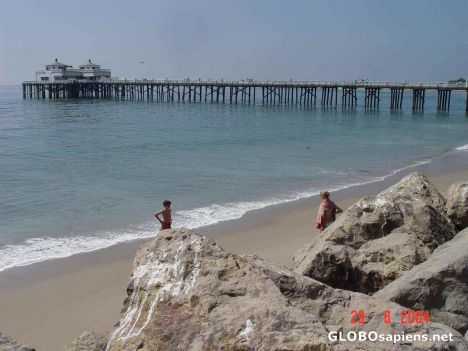 Postcard Malibu Beach