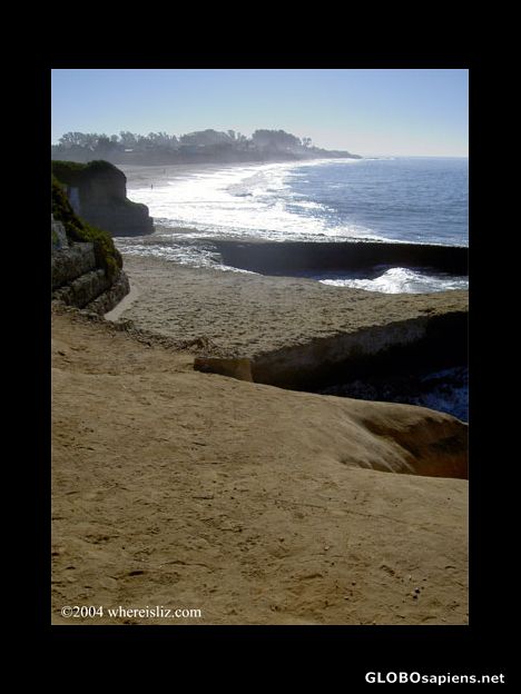 Postcard Twin Lakes Beach, Santa Cruz