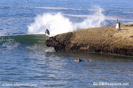 Postcard Twin Lakes Beach, Santa Cruz