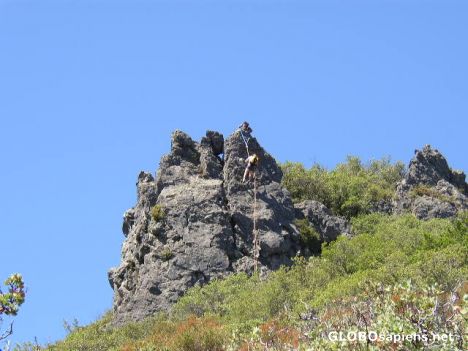 Postcard Rock climbing