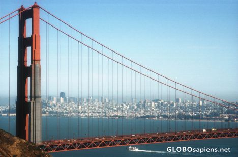 Postcard Golden Gate Bridge