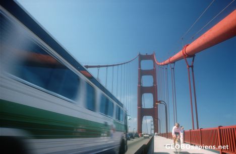 Postcard Golden Gate Bridge