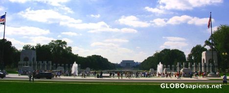 Postcard WWII Memorial