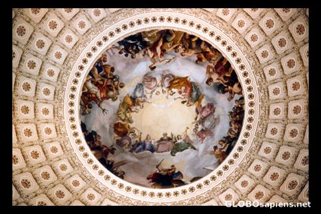 Postcard Statuary Hall Dome