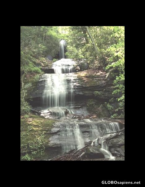 Postcard DeSoto Falls  Center Section