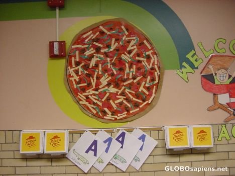 Postcard pizza