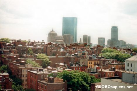 Postcard Boston Beacon Hill