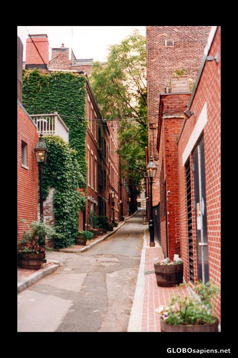 Postcard Boston Beacon Hill