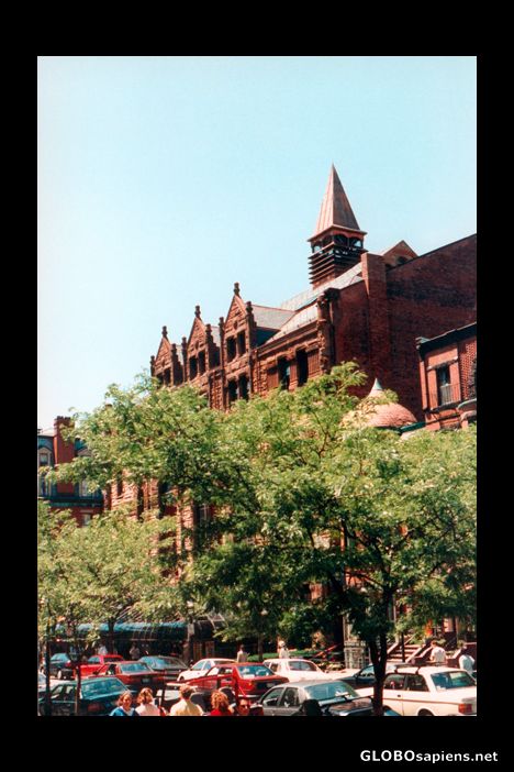 Postcard Boston Newbury Street