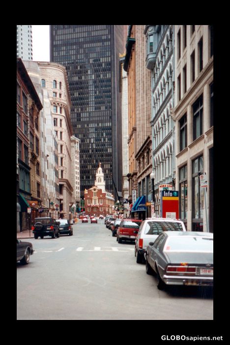 Postcard Boston Old State House