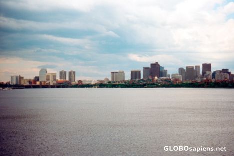 Postcard Boston Charles River