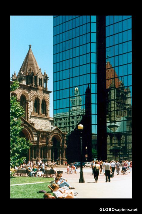 Postcard Boston Trinity Church