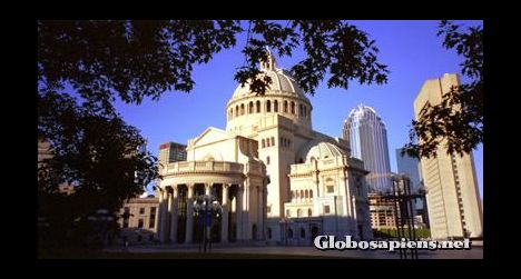 Postcard Christian Science Mother Church