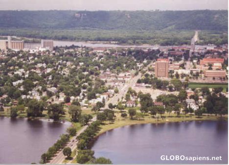 Postcard Winona, Minnesota