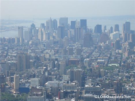 Postcard Views of Manhattan from Empire State Bldg
