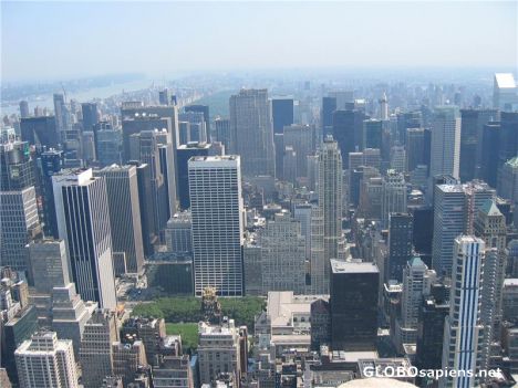 Postcard Views of Manhattan from Empire State Bldg
