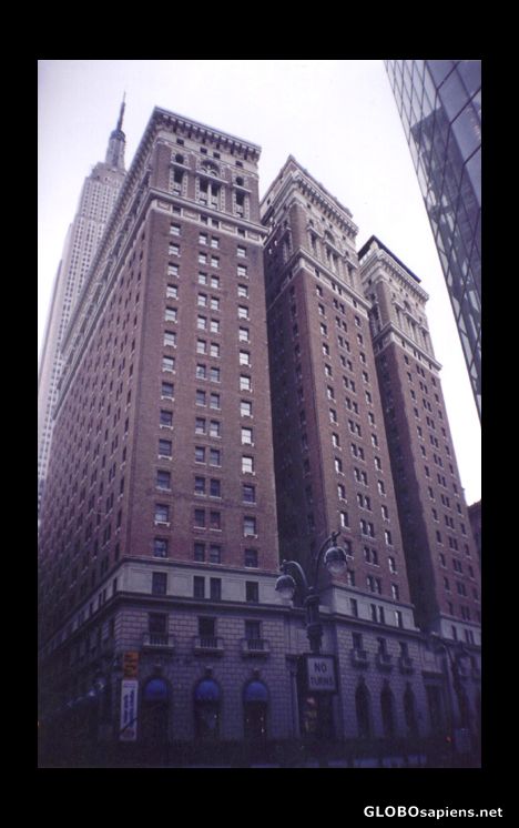Postcard Apartment buildings