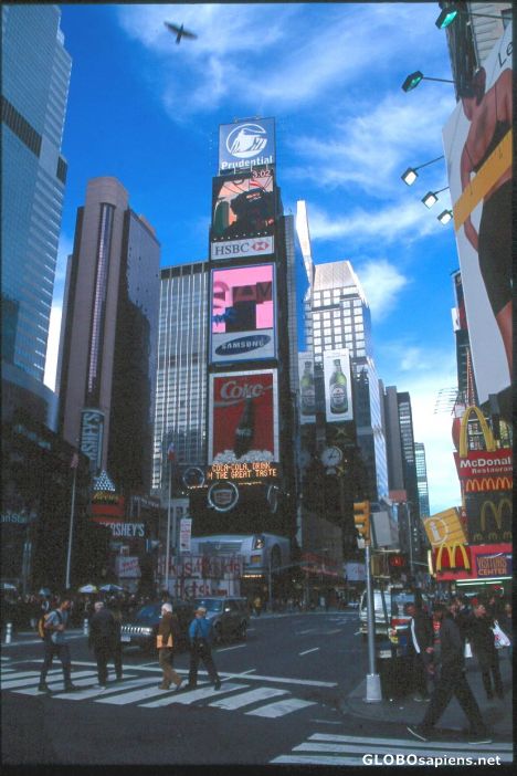 Postcard downtown new york