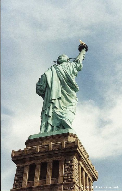 Postcard MISS LIBERTY