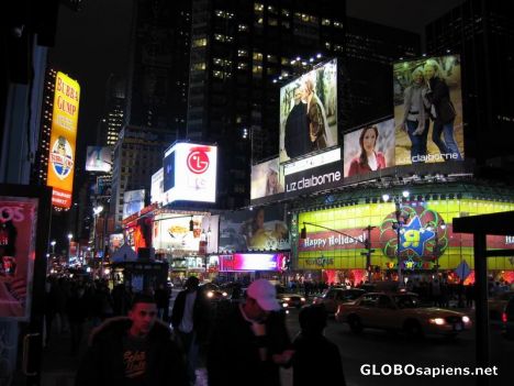 Postcard Time Square