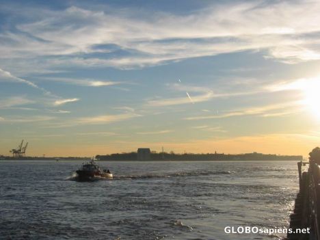 Postcard South Seaport Sunset