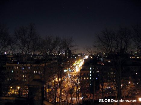 Postcard Harlem by night