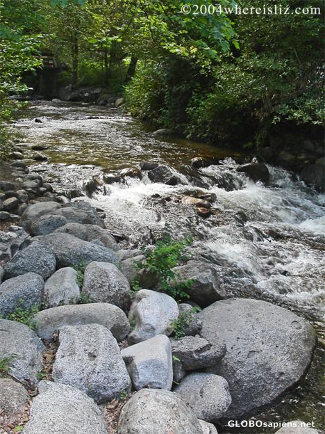 Postcard Ashland Creek in Lithia Park, Ashland, Oregon