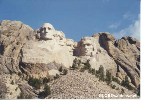 Postcard Mt. Rushmore
