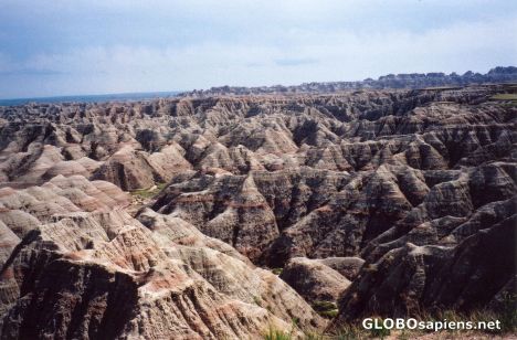 Postcard Badlands of South Dakota