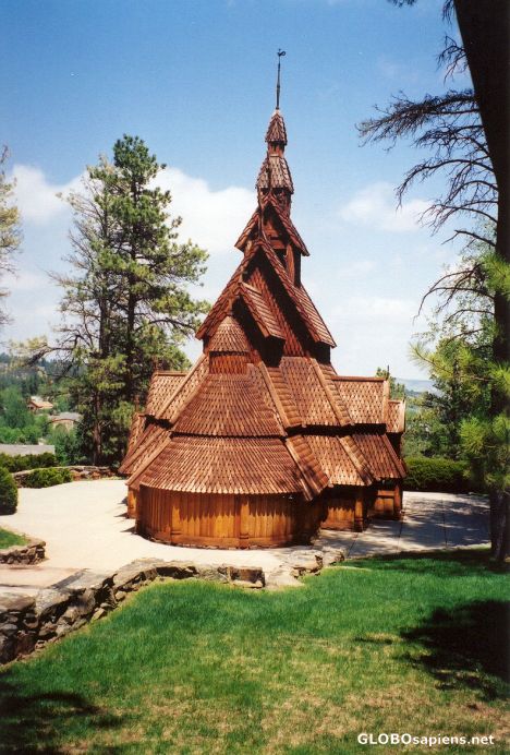Postcard Chapel in the Hills
