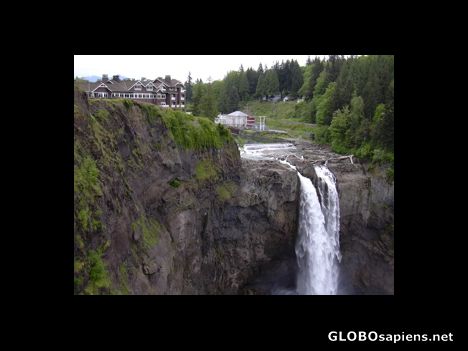 Postcard Snoquomie Falls