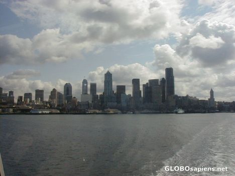Postcard Seattle Skyline