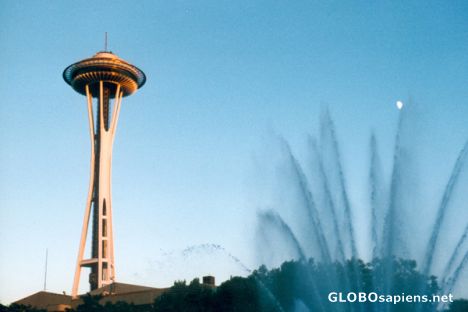 Postcard Seattle Space Needle