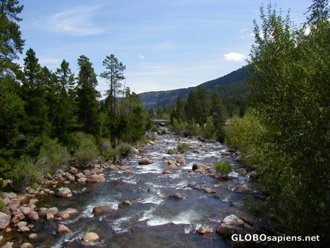 Postcard Lander River