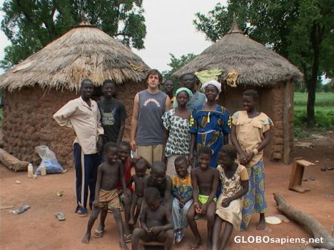 Postcard A family in Burkina Faso