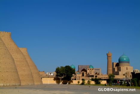 Postcard Bukhara - Registan