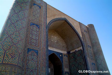 Postcard Samarkand - Bibi-Khanym Mosque's Massive Iwan