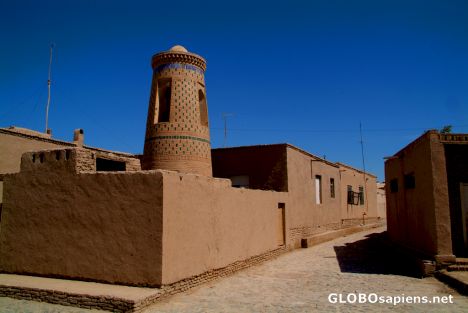 Postcard Khiva - old town side street
