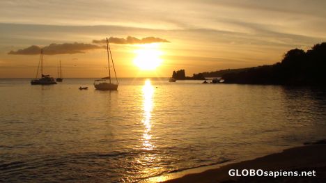Postcard Grenadine Sunset