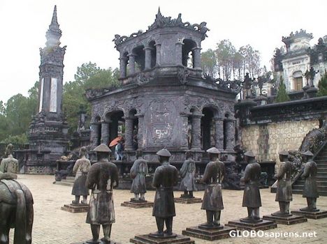 Postcard Emperors tomb near Hue